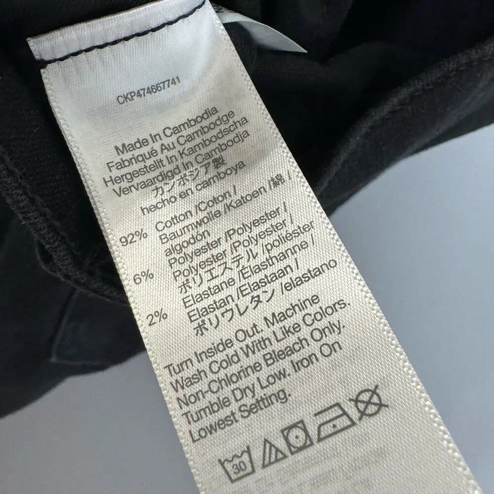Madewell 10" High-Rise Skinny Jeans Black Stretch  Casual Women's 28 - Picture 10 of 12